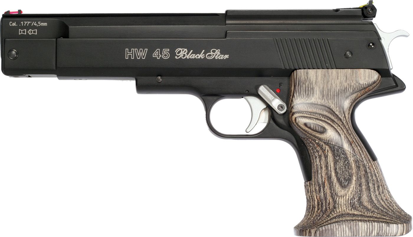 Weihrauch HW45 Black Star Pistol
